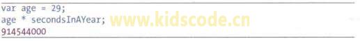 《javascript-少儿编程》第二章类型与变量之使用数字创建新的变量