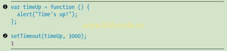《javascript-少儿编程》第10章交互式编程之使用setTimeout函数延时代码