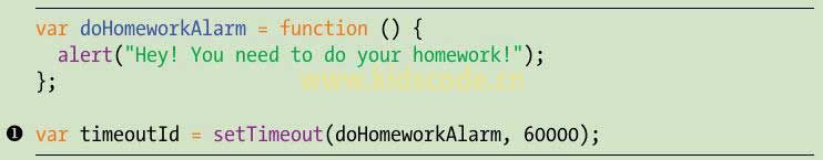 《javascript-少儿编程》第10章交互式编程之取消一个timeout