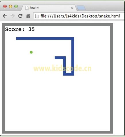 《javascript-少儿编程》第16章开发贪吃蛇游戏第1部分之游戏逻辑