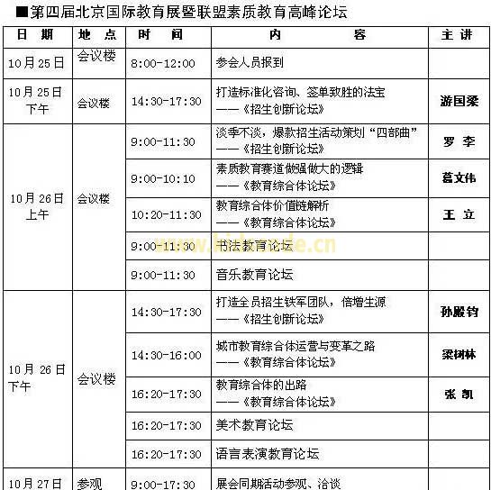 参观指南| 10月26日，BJCEE北京国际儿童教育展与你相约