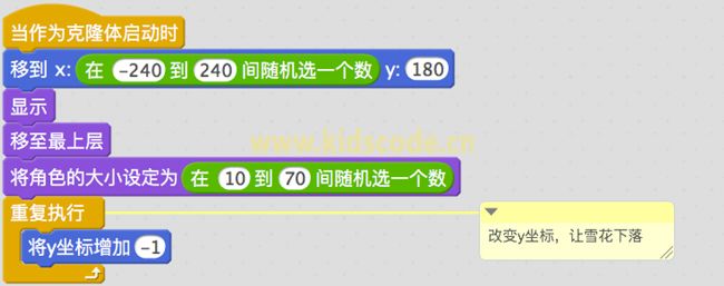 编程大作战任务解说：“冬天来了，雪花飞舞”