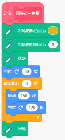 Scratch编程实现：画一台电扇，并让它转起来。