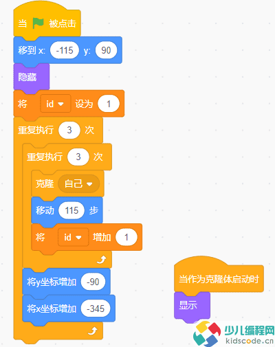 Scratch图形化编程教程:九宫格博弈战