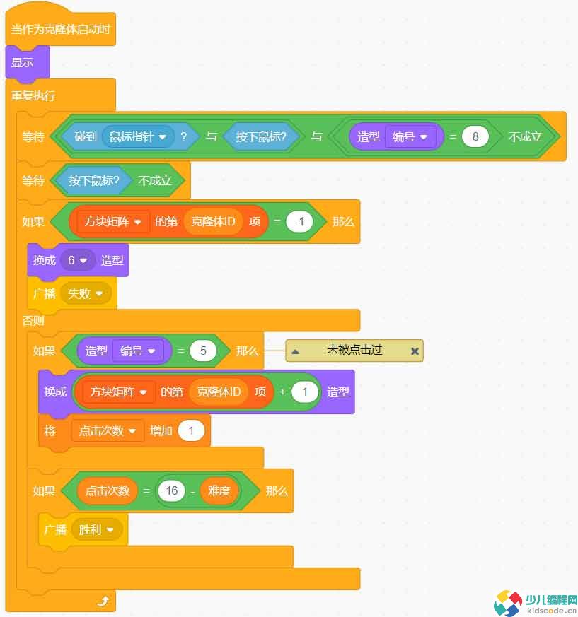 Scratch图形化编程教程:扫雷游戏