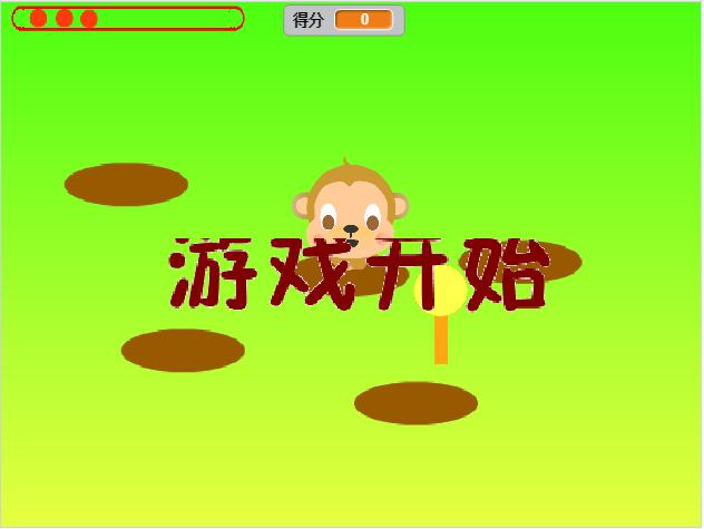 scratch作品_打地鼠 ，