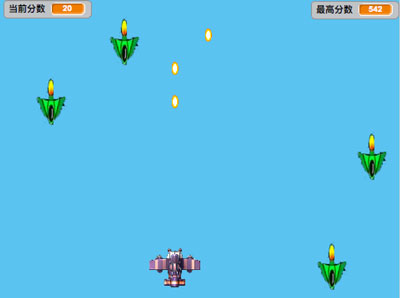 scratch作品_飞机大战（正式版）