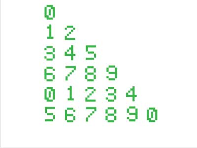 scratch作品_有规律的数字图案