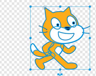 Scratch3.0如何设置造型中心点？