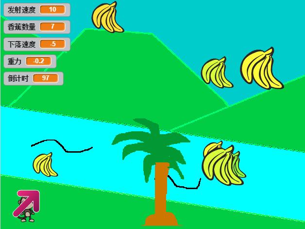 scratch作品_跳跃的猴子