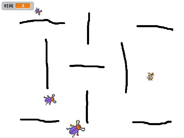 scratch作品_蟑螂捉猫