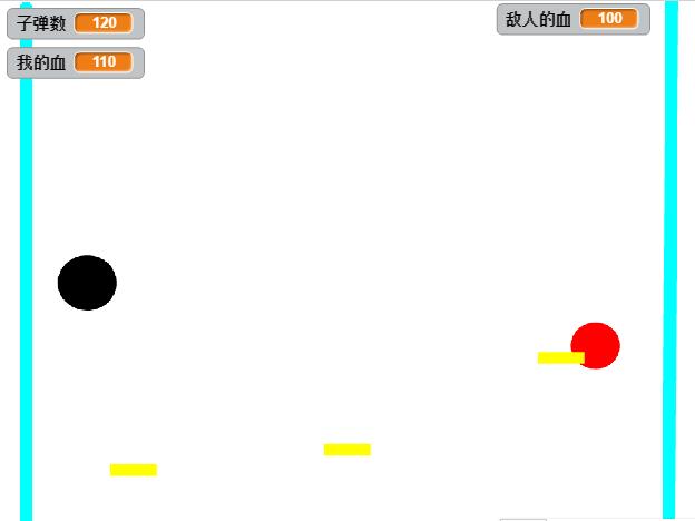 scratch作品_黑红对战