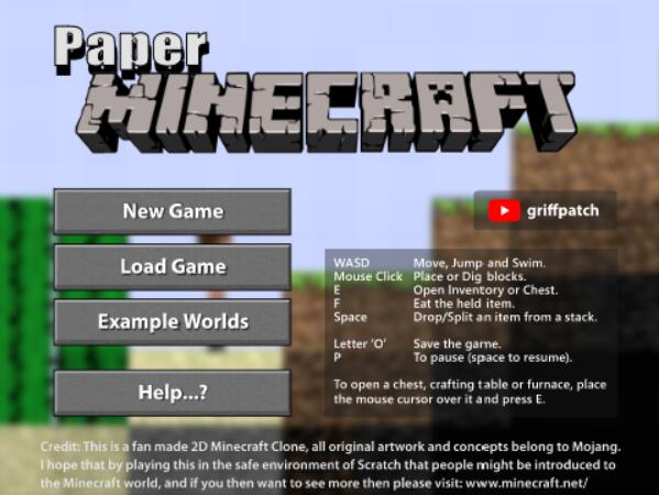 scratch作品_paper minecraft(英文版)v11.5 ，