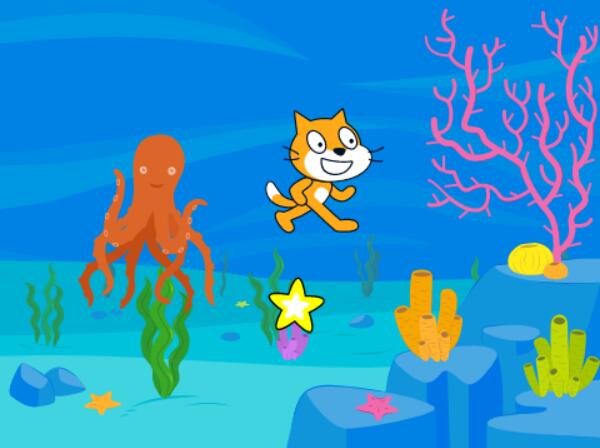 scratch作品_星星猎手-1