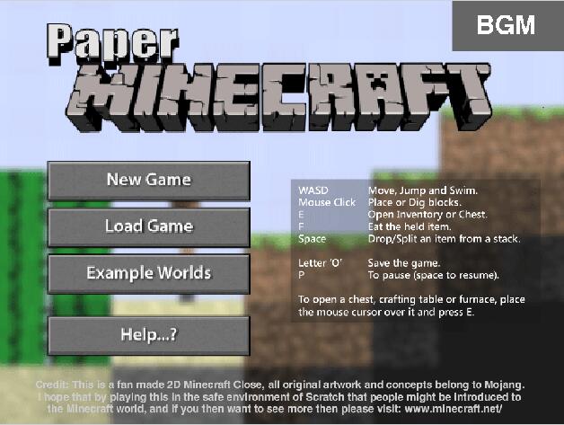 scratch作品_我的世界1.16.3 ，