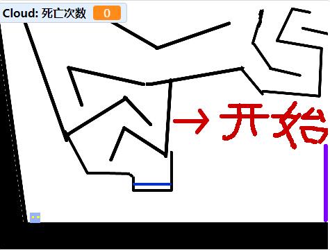 scratch作品_跑酷 ，