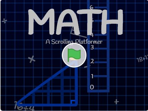 scratch作品_数学跑酷 ，