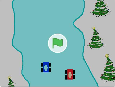 scratch作品_冰河竞速 V.1.1 ，