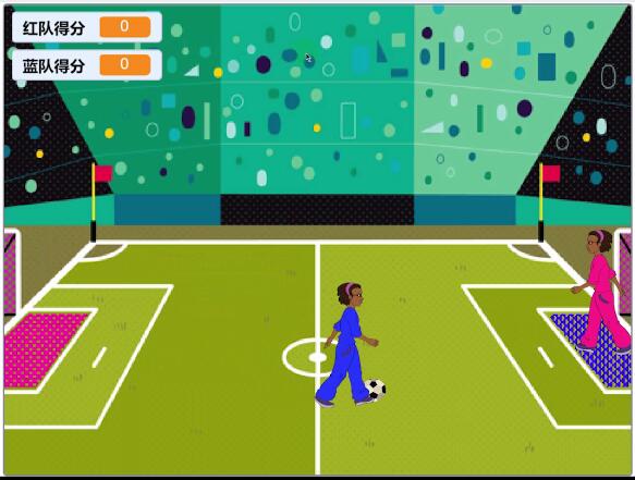 《带你步入编程世界》scratch3教程：侦测模块第二节足球比赛-下