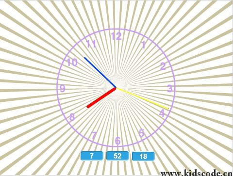 scratch作品_星光小学计算机特长班作品----静音时钟 ，