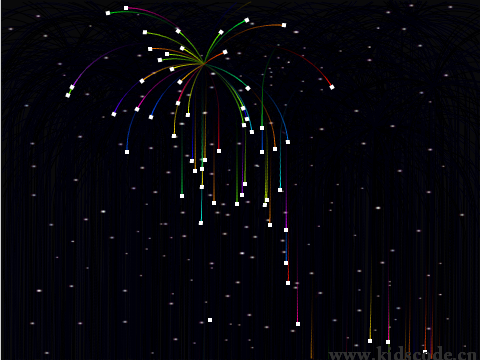 scratch作品_烟花绽放
