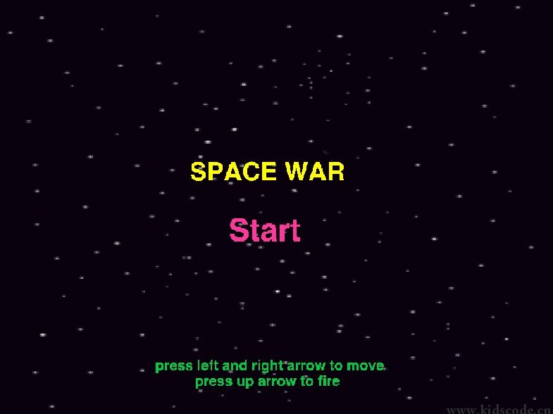 scratch作品_SPACE WAR ，