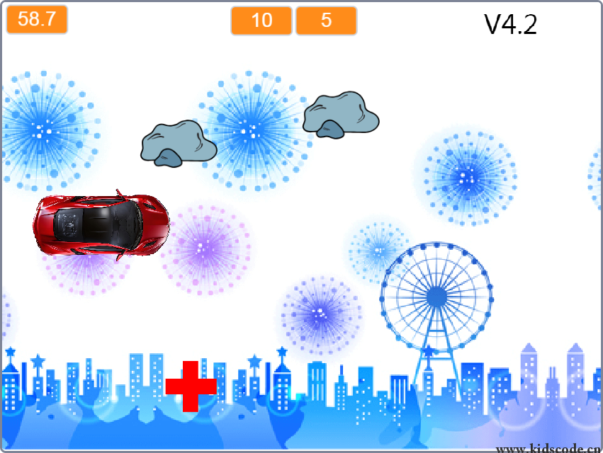 scratch作品_汽车 ，