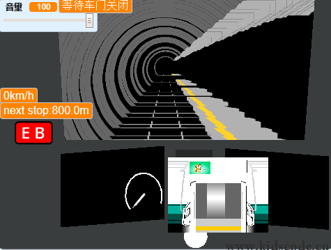 scratch作品_地铁模拟器3d高级版（第一人称视角） ，