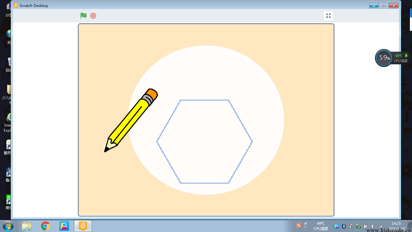 scratch作品_正多边形 ，