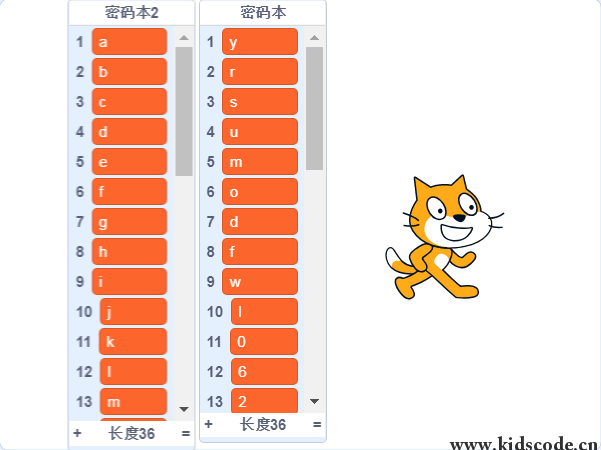 scratch作品_密码本生成器