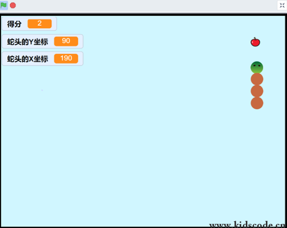 scratch作品_贪吃蛇 ，
